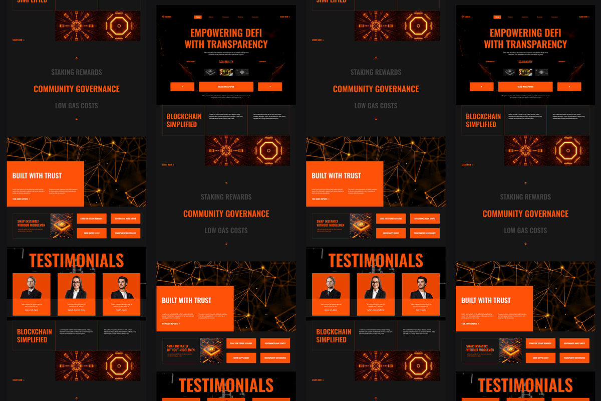 Figma Web3 Protocol Landing Page, a Landing Page Template by Musara (Photo 4 of 8)