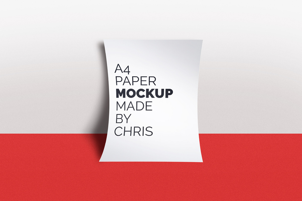A4 Paper Mockups, a Print Template by Chris Broderick (Photo 4 of 5)