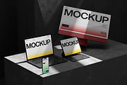10 PSD Dark Multi Device Mockup Set, a Mac Mockup by East Gallery (Thumbnail 4 of 10)