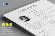 Clean Resume, a Resume Template by Pxl_graphic (Thumbnail 1 of 5)