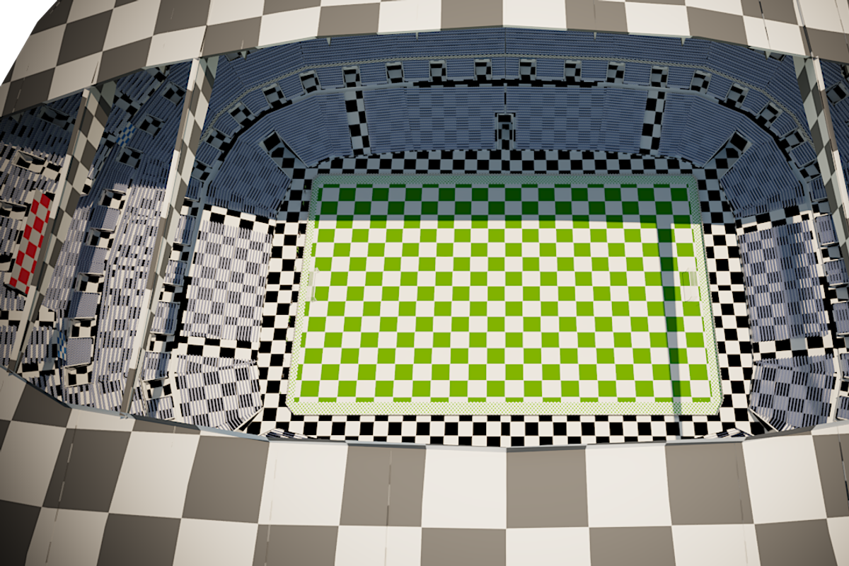 Football stadium game ready 3D-Model, an Architecture 3D Model by 3DGeeq (Photo 17 of 18)