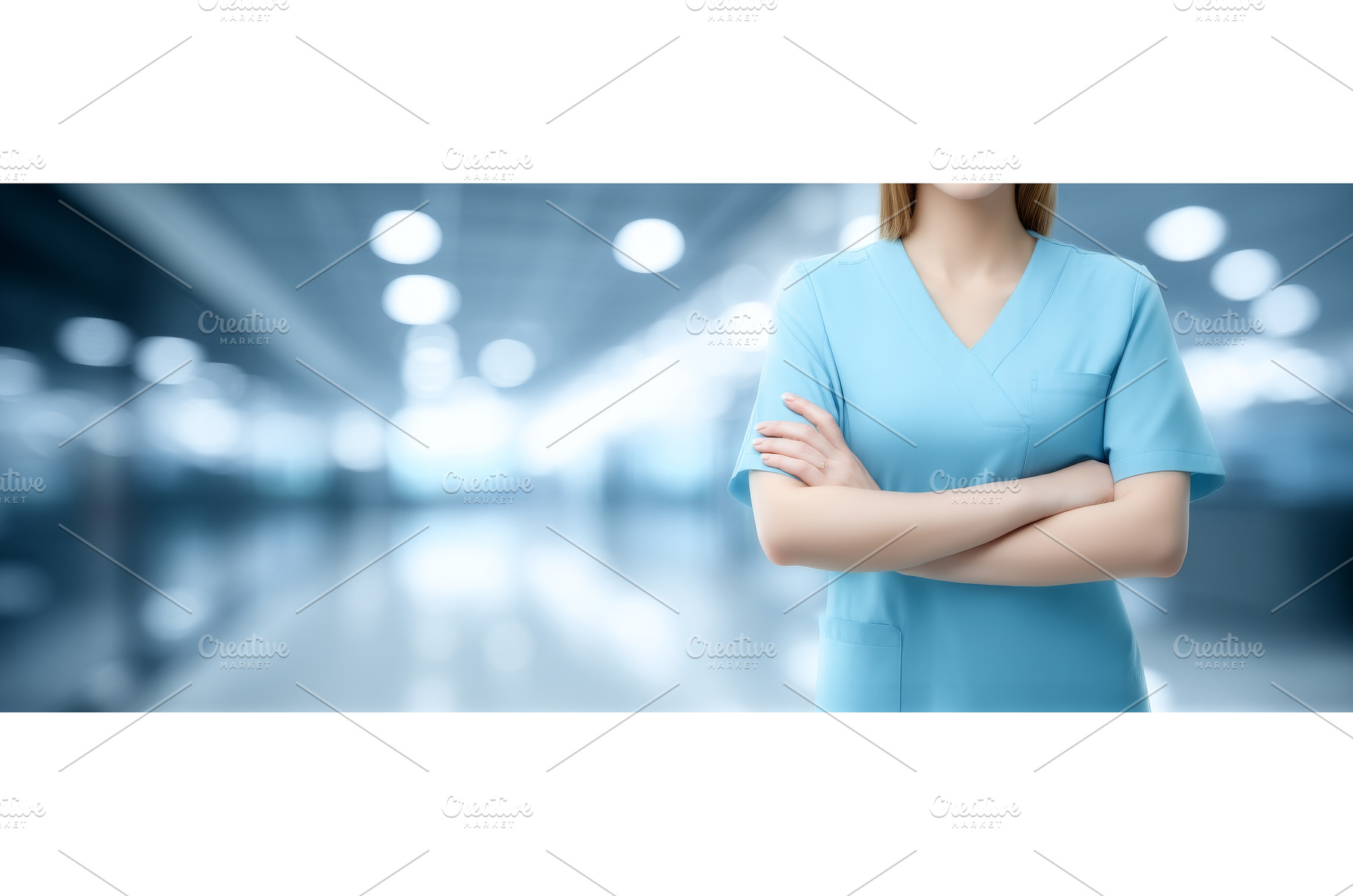A female doctor or nurse is present, a Health & Medical Photo by ZinetroN