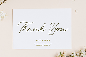 Alesandra Handbrush Script