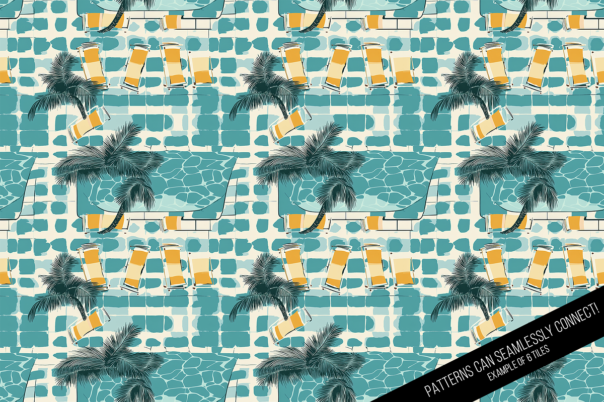 Vintage Palm Springs Seamless, a Pattern Graphic by Chromolume Studio (Photo 12 of 15)