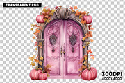 Watercolor Halloween Creaky Door PNG, a Seasonal Illustration by Creative Arslan (Thumbnail 7 of 7)
