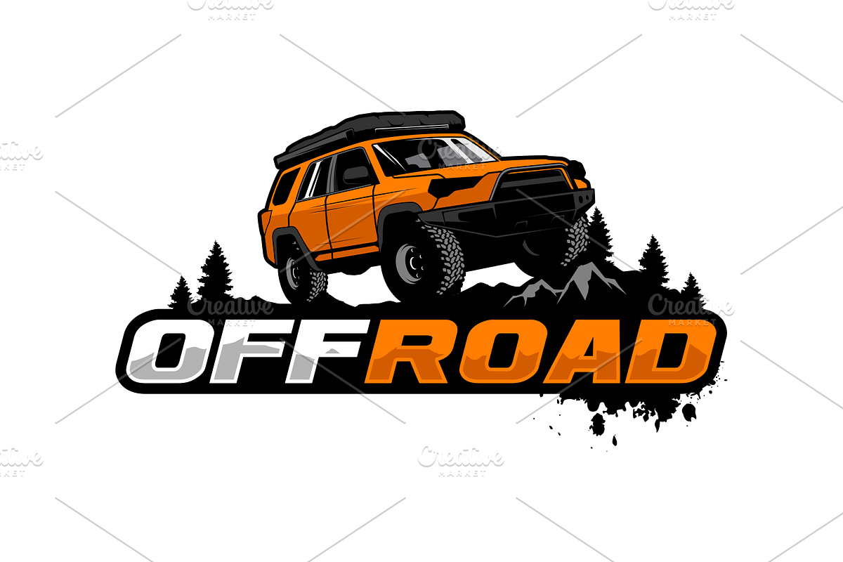 Offroad logo template, a Branding & Logo Template by TFamz
