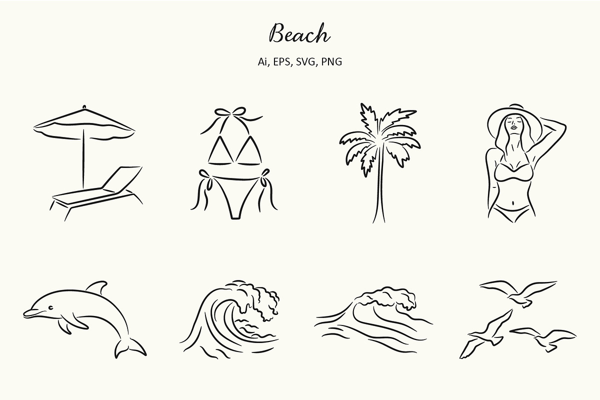 La Dolce Vita Hand-Draw Collection, an Object Illustration by NatalieArtShop (Photo 4 of 14)