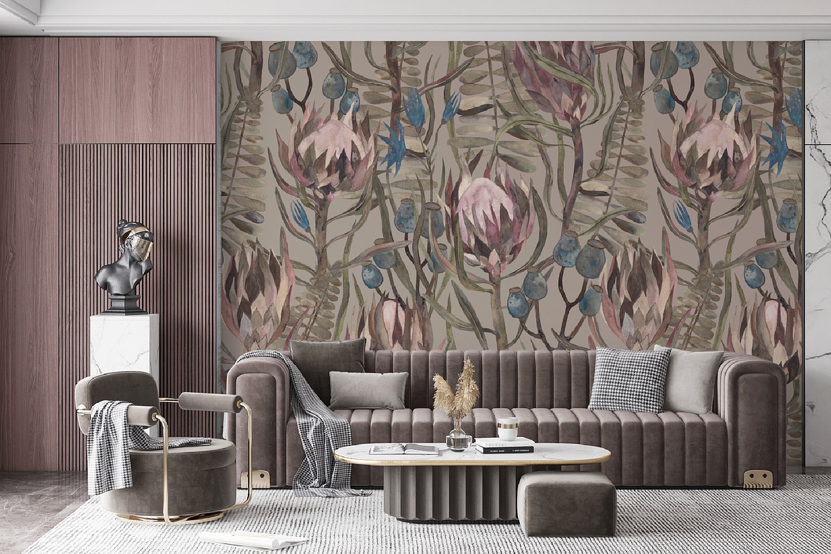 Pattern PROTEA GARDEN, an Illustration by PASHKOVA (Photo 10 of 14)