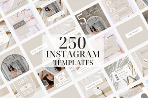 Neutral Canva Instagram Templates