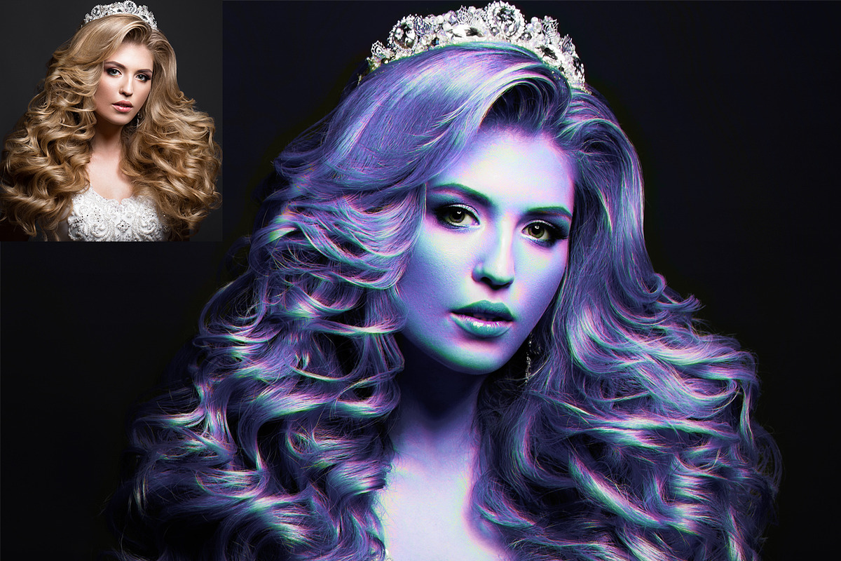 Hologram Photoshop Action, an Action Add-On by MRI STUDIO (Photo 17 of 23)