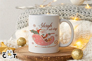 Groovy Christmas Sublimation Bundle, an Object Graphic by FatCat_Design (Thumbnail 5 of 7)