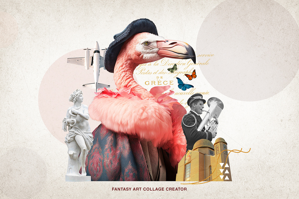 SALE! Fantasy Art Collage Creator, an Object Graphic by SNIPESCIENTIST (Photo 6 of 27)