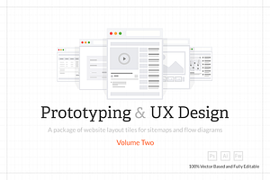 Tiles for Wireframes & Flowcharts V2, a Mockup by firetuts