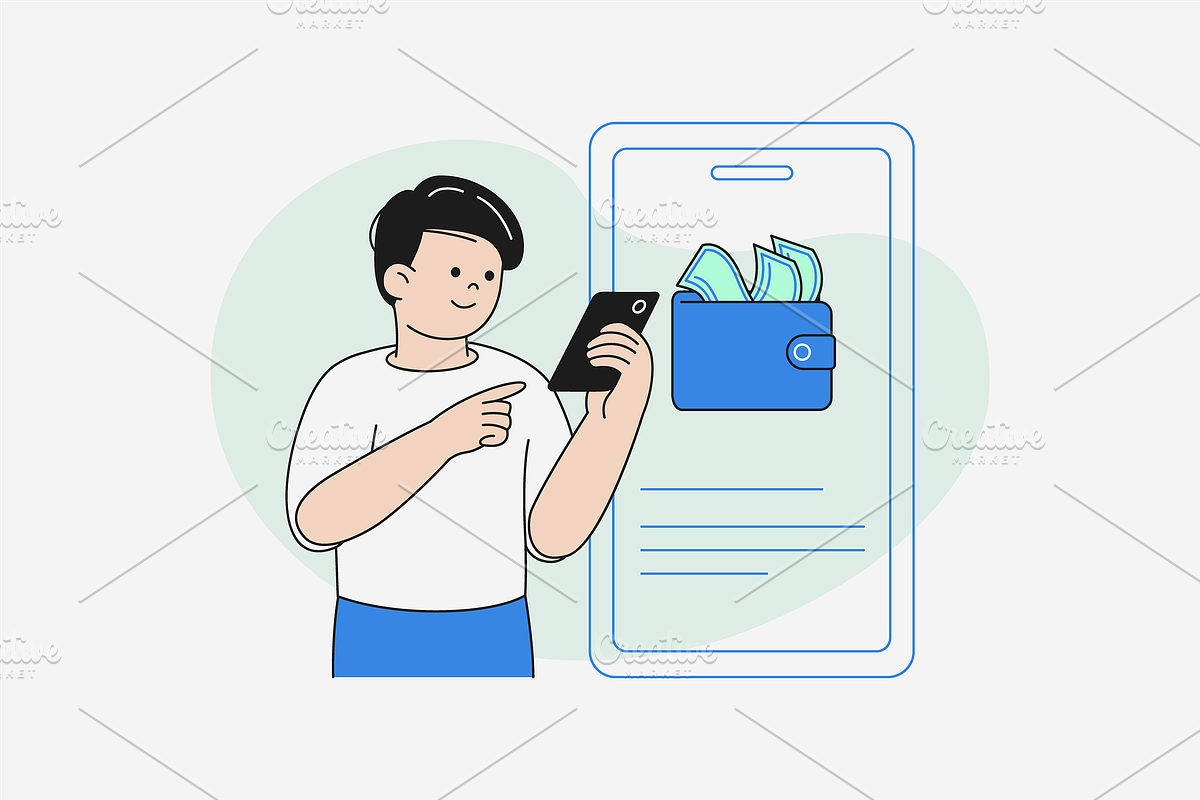 Payment Transaction Illustration, an Object Graphic by Jump Studio (Photo 11 of 12)