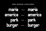 Sans Serif Fonts Bold Pro Human, a Sans Serif Font by Andika Fez (Thumbnail 10 of 13)