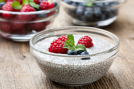 Chia pudding with blueberries featuring healthy, pudding, and chia, a Food & Drink Photo by natashamam