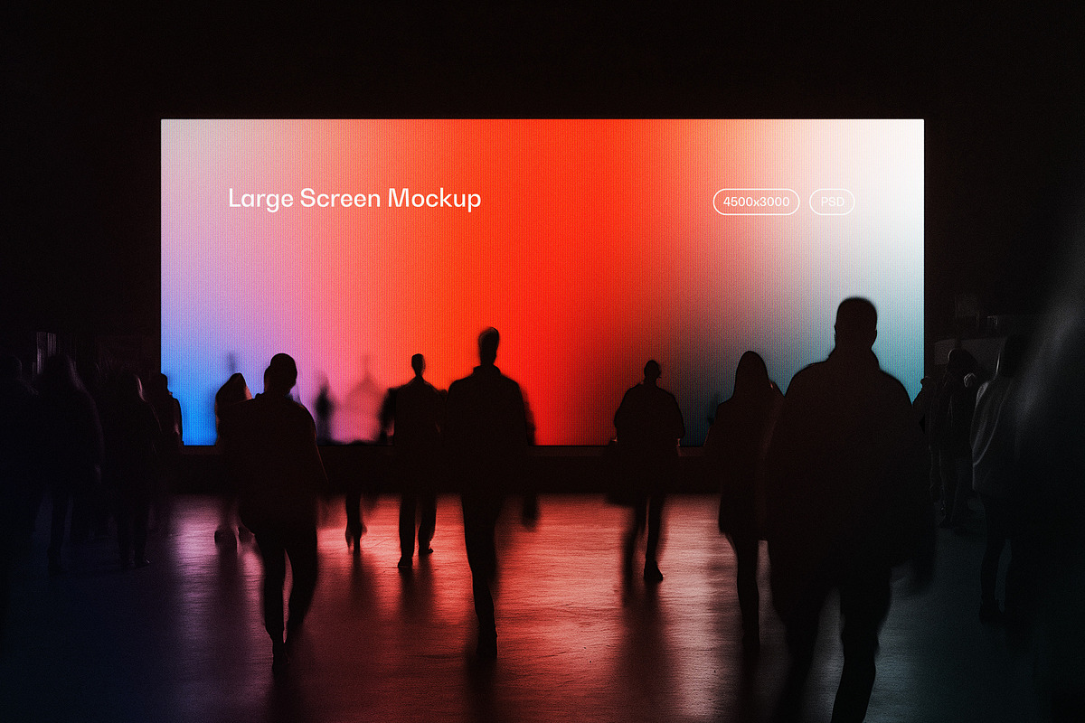 Event LCD Screen Mockup, an Advertising Mockup by Design Squad (Photo 1 of 3)