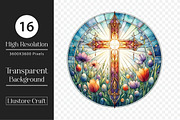 Stained Glass Christian Cross Bundle, a Work Illustration by Dream Creation (Thumbnail 7 of 7)