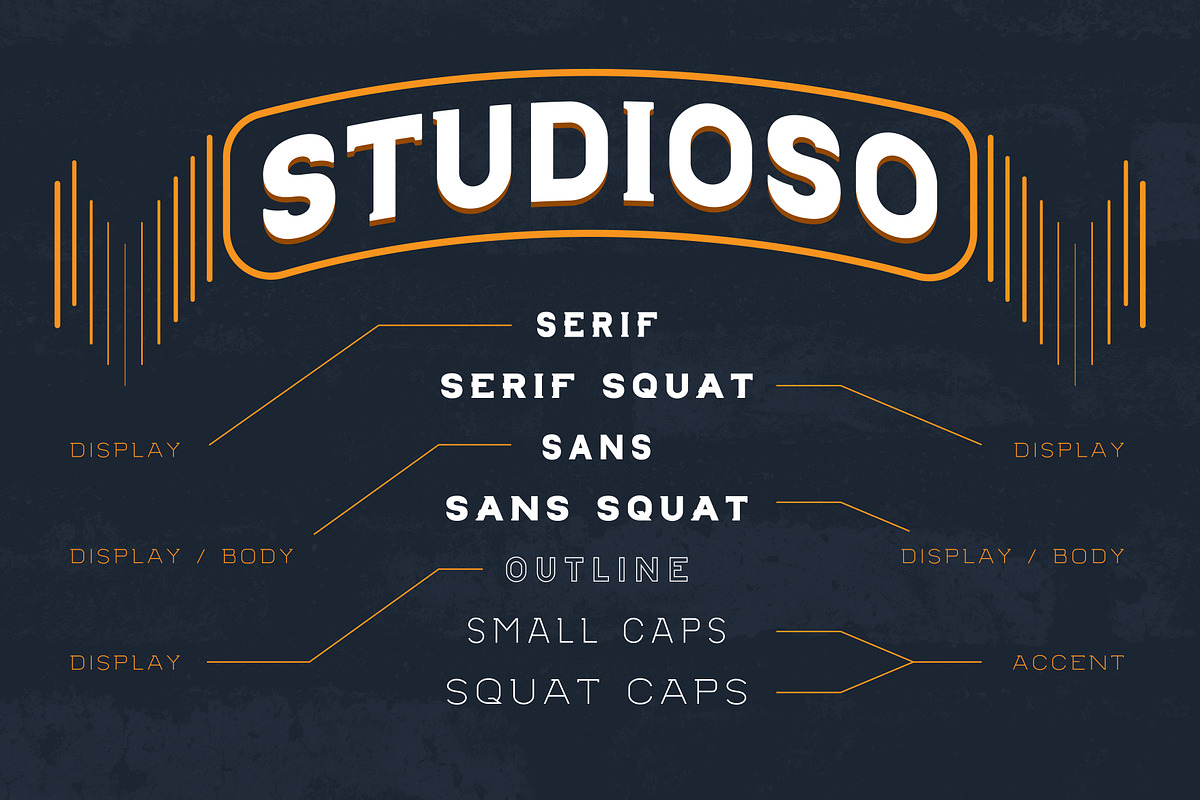 Studioso – Slab & Sans Serif Combo, a Slab Serif Font by Lateral Design (Photo 3 of 7)