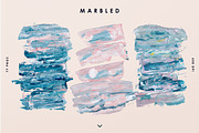 Marble Paint Stroke Cut Outs, an Object Graphic by Emma Make (Thumbnail 2 of 14)