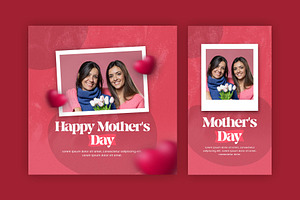 Mother's Day Instagram Bundle, a Social Media Template by Saman Osama