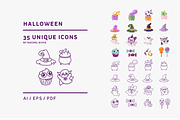Halloween Icons, an Outline Icon by RachelDanam (Thumbnail 2 of 14)
