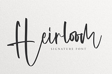 Heirloom - Signature Font