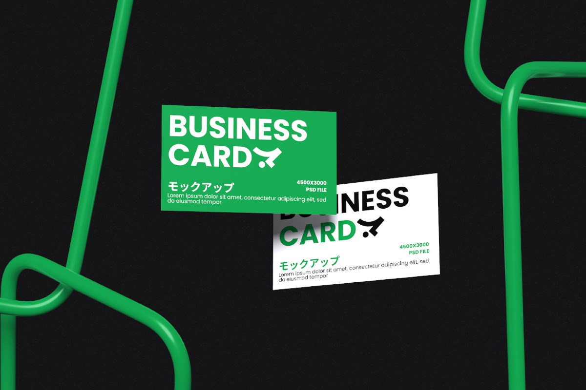 Business Card Mockup, an Advertising Mockup by Rielismee (Photo 2 of 5)