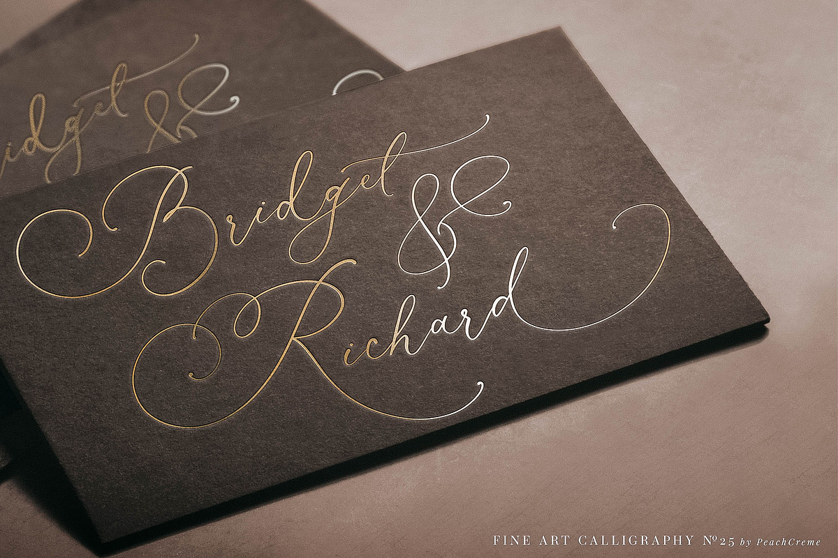 Saint Gerald//Luxury Font SALE !!!, a Handwritten Font by PeachCreme (Photo 10 of 14)