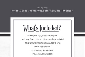 Clean Word CV-Resume Template