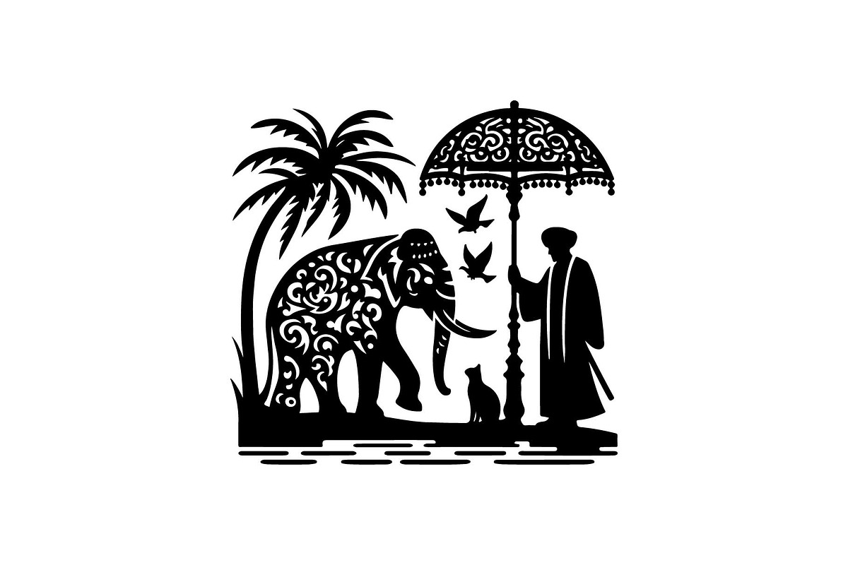 Romantic Asian Landscape SVG Set, an Object Graphic by Gfx_Store (Photo 12 of 13)
