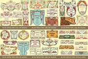 Label Art Nouveau - mega set, a Decorative Illustration by Stanislav Kharchevskyi (Thumbnail 11 of 12)