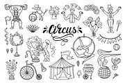 Vector set on the theme of circus, an Object Graphic by Olga Chuklay (Thumbnail 2 of 2)