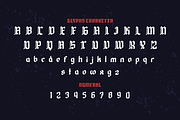QIUBA Blackletter font, a Blackletter Font by twinstd (Thumbnail 12 of 13)