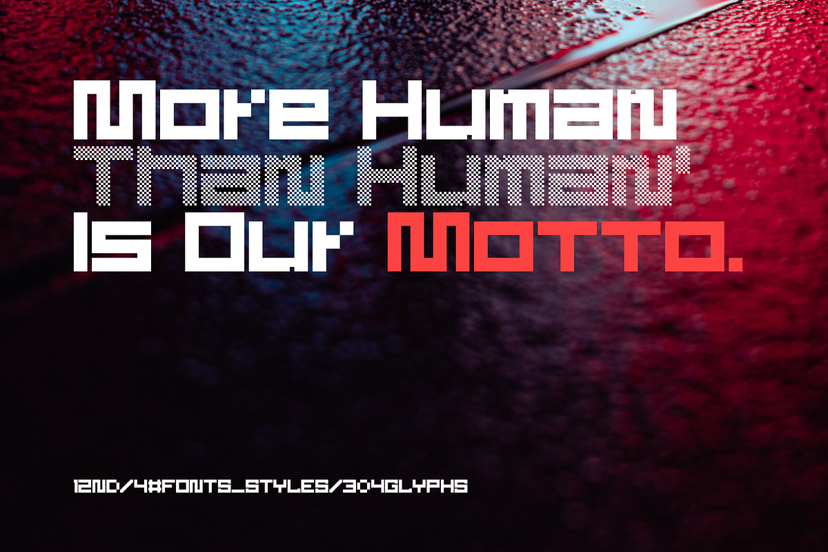 Futr Pack Promo = 5 fonts + 4 styles, a Font by David is Creative (Photo 2 of 10)