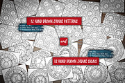 Graphic zodiac signs and patterns, a Pattern Graphic by Julia_Snegireva (Thumbnail 1 of 5)