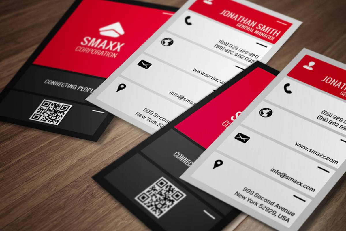 Modern Corporate Business Card CM007, a Business Card Template by annozio (Photo 1 of 4)