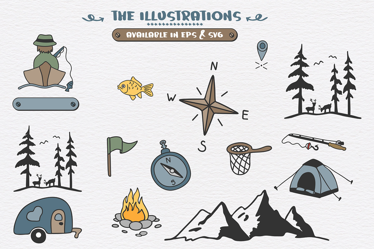 Mountain Journey - a Fun Font Duo preview 5