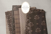 Vintage Brown Floral Print Patterns, a Pattern Graphic by Eclectic Anthology (Thumbnail 6 of 14)