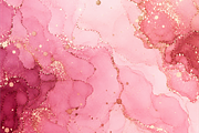 Luxury Rose Gold Ink Splash, a Texture Illustration by Printable Design Store (Thumbnail 4 of 4)