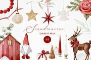 Scandi Christmas, an Illustration by nathalieclaire (Thumbnail 1 of 11)