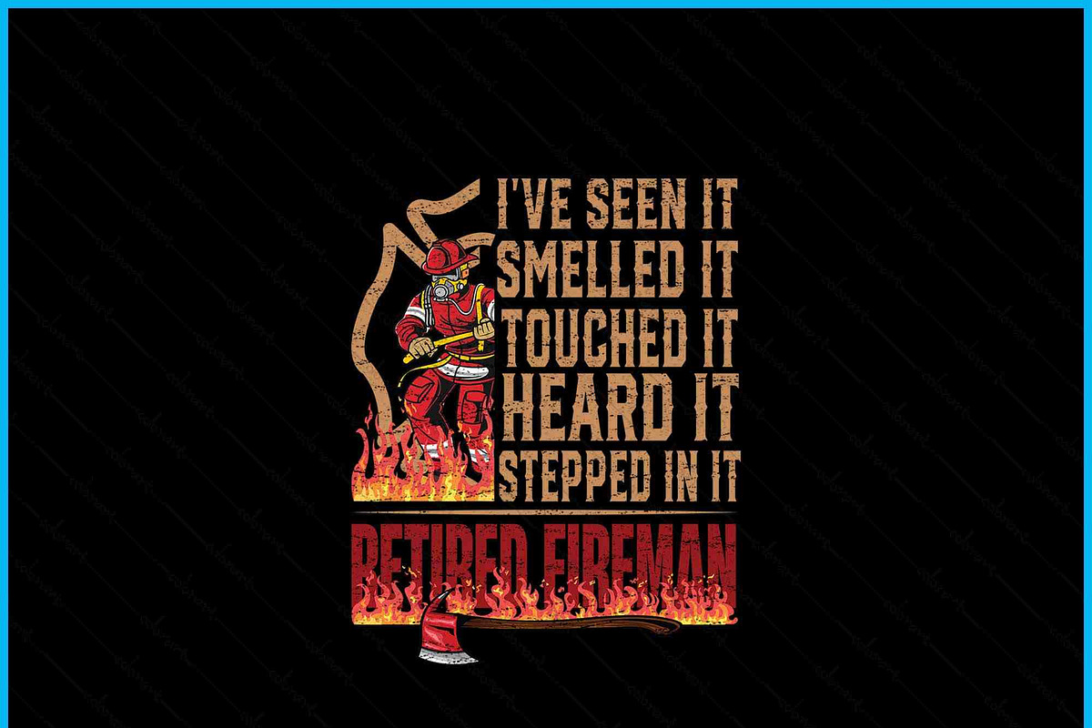 Retired Fireman Firefighter Axe Fire, a Graphic by Creativeusart (Photo 2 of 4)