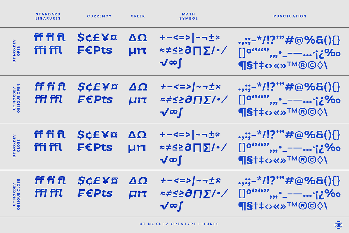 UT Noxdev - A Unique Display Font, a Sans Serif Font by Universitype (Photo 9 of 13)