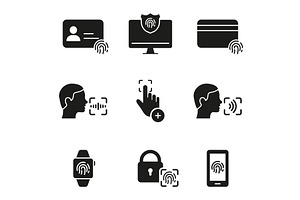 Biometric Identification Technology, an Object Illustration by Vector Creator