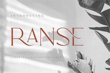 Ranse Modern Ligature Serif Font