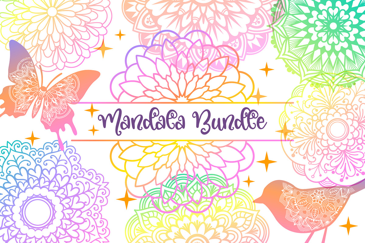 Mandala Bundle- 40 hand-drawn item, an Object Graphic by TatianaCociorva (Photo 1 of 9)