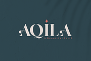 AQILA - A Beautiful Serif, a Serif Font by Vroz Studio (Thumbnail 4 of 7)