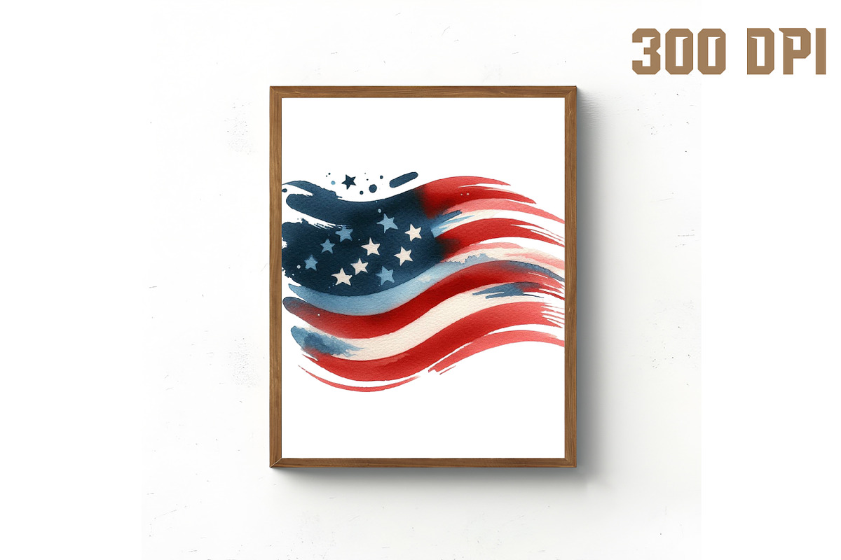4th of July Brushstroke Sublimation, an Illustration by Libby Wishes (Photo 8 of 12)