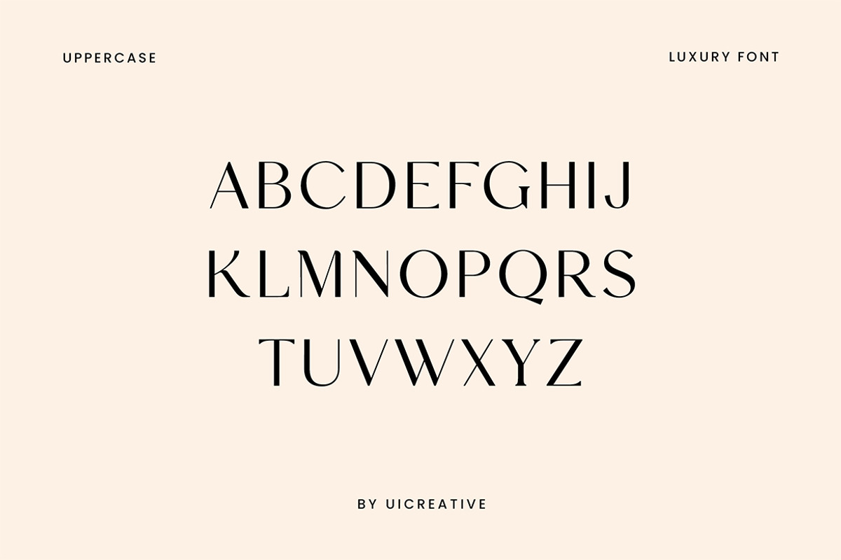 Salvager Luxury Serif Font, a Serif Font by UICreative (Photo 11 of 12)