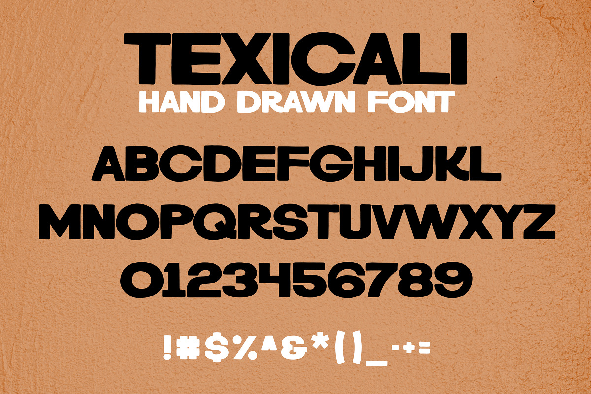 Texicali Font preview 2